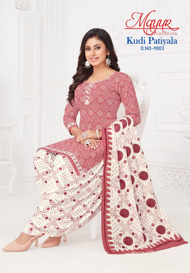 Kudi Patiyala Vol 9 By Mayur Printed Cotton Readymade Suits Suppliers In India